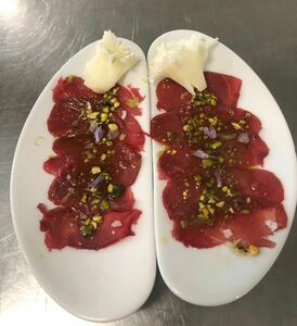 Recetario CARPACCIO DE CORZO CON FLOR DE IDIAZABAL