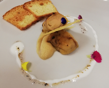 Recetario FOIE CON MANZANA   (Degustación: 1/2 ración)